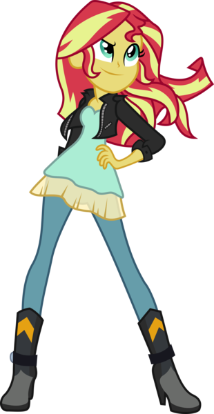 Size: 6000x11597 | Tagged: safe, artist:8-notes, derpibooru import, sunset shimmer, equestria girls, friendship games, .svg available, absurd resolution, clothes, leather jacket, ponyscape, pose, simple background, solo, transparent background, vector