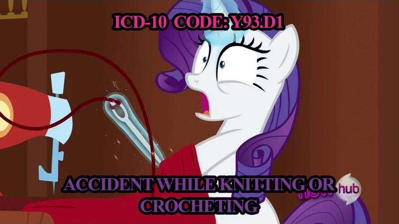 Size: 1920x1080 | Tagged: derpibooru import, icd-10, injured, magic duel, pink text, purple text, rarity, safe, screencap, solo