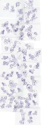 Size: 1024x3035 | Tagged: safe, artist:edowaado, derpibooru import, doctor whooves, fluttershy, lyra heartstrings, pinkie pie, rainbow dash, rarity, time turner, pegasus, pony, monochrome, sketch, sketch dump, traditional art