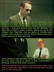 Size: 1030x1365 | Tagged: agent smith, big macintosh, crossdressing, crossover, derpibooru import, rule 63, safe, screencap, the matrix