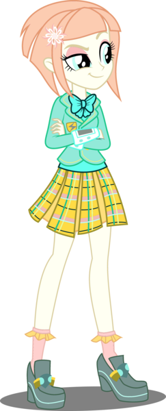 Size: 2021x5000 | Tagged: safe, artist:xebck, derpibooru import, edit, sunny flare, equestria girls, friendship games, absurd resolution, alternate color palette, bowtie, clothes, crossed arms, crystal prep academy, crystal prep shadowbolts, palette swap, pearl (steven universe), raised eyebrow, school uniform, simple background, skirt, solo, steven universe, transparent background, vector