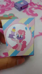 Size: 1836x3264 | Tagged: safe, derpibooru import, pinkie pie, birthday, box, cake, irl, photo