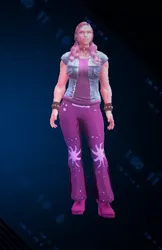 Size: 388x600 | Tagged: safe, artist:theanimefanz, derpibooru import, pinkie pie, human, 3d, denim vest, humanized, saints row iv