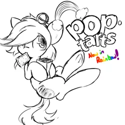 Size: 500x500 | Tagged: artist:lightningnickel, derpibooru import, eating, oc, poptart, safe, sketch, solo, unofficial characters only