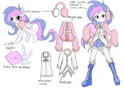 Size: 1063x752 | Tagged: clothes, cute, cutie mark, derpibooru import, earmuffs, feather, human, humanized, nightgown, oc, ocbetes, oc:billow pillow, pillow, reference sheet, safe, sleepwear, solo, unofficial characters only