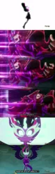 Size: 474x1500 | Tagged: safe, derpibooru import, edit, screencap, sci-twi, twilight sparkle, equestria girls, friendship games, crossover, europa, midnight sparkle, saint seiya omega, screencap comic