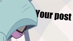 Size: 550x306 | Tagged: safe, derpibooru import, edit, edited screencap, screencap, sci-twi, twilight sparkle, equestria girls, friendship games, animated, caption, clothes, glasses, hoodie, image macro, metaphor gif, not a pke meter, reaction image, solo, text