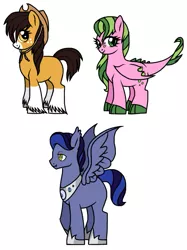 Size: 603x807 | Tagged: safe, artist:unoriginai, derpibooru import, trouble shoes, oc, unofficial characters only, bat pony, dracony, hybrid, pony, interspecies offspring, offspring, parent:applejack, parent:princess luna, parent:rarity, parent:spike, parent:troubleshoes clyde, parent:unnamed oc, parents:guardluna, parents:sparity, parents:troublejack, simple background, socks (coat marking), white background