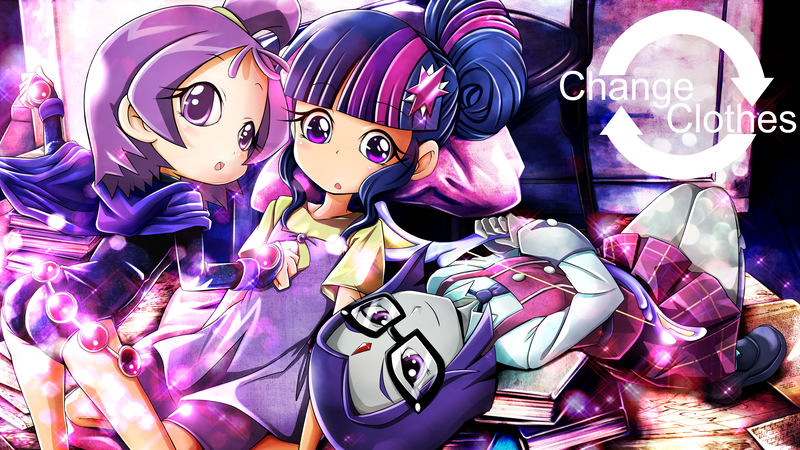 765243 - safe, artist:skyshek, derpibooru import, sci-twi, twilight  sparkle, human, equestria girls, adorkable, clothes, clothes swap,  crossover, crystal prep academy uniform, cute, dork, ellie craft, equestria  girls outfit, humanized, image, jpeg, magical