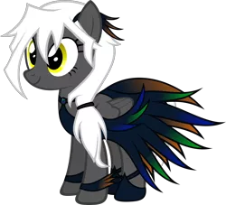 Size: 2414x2189 | Tagged: safe, artist:zacatron94, derpibooru import, oc, oc:captain white, unofficial characters only, pegasus, pony, clothes, dress, female, mare, shoes, simple background, solo, transparent background