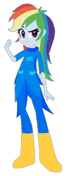 Size: 215x571 | Tagged: safe, artist:rexlupin, derpibooru import, rainbow dash, equestria girls, crossover, god tier, hero of breath, homestuck, mage of breath, solo