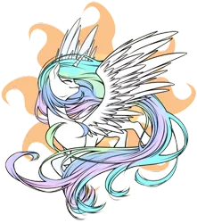 Size: 600x680 | Tagged: safe, artist:nephiam, derpibooru import, princess celestia, cutie mark, eyes closed, solo, spread wings