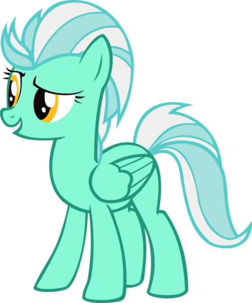 Size: 1024x1230 | Tagged: safe, artist:blah23z, derpibooru import, edit, lightning dust, lyra heartstrings, pony, female, fusion, grin, mare, raised eyebrow, recolor, simple background, smirk, solo, transparent background, vector