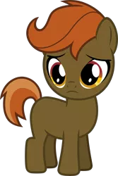 Size: 4000x5997 | Tagged: absurd resolution, alternate hairstyle, artist:jeatz-axl, background pony, buttonbetes, button mash, crusaders of the lost mark, cute, cute as a button, derpibooru import, hatless, liquid button, missing accessory, ponyscape, sad, safe, simple background, solo, .svg available, transparent background, vector