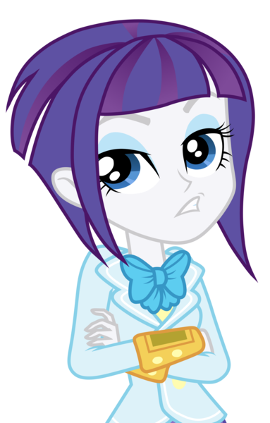 Size: 2237x3500 | Tagged: safe, artist:rivalcat, derpibooru import, rarity, sunny flare, equestria girls, friendship games, alternate color palette, faic, palette swap, simple background, solo, transparent background, vector