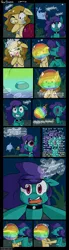 Size: 1100x4000 | Tagged: ..., artist:tralalayla, asphyxiation, boop, bracelet, bubble, choker, comic, derpibooru import, descriptive noise, dialogue, dolphin, drowning, eye contact, eyes closed, floppy ears, frown, :i, meme, necklace, new bluwton, noseboop, nose wrinkle, oc, oc:lindsay wildwave, open mouth, puffy cheeks, safe, sea pony, smiling, :t, turtle, underwater, unofficial characters only, wide eyes