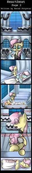 Size: 950x5102 | Tagged: safe, artist:meownimator, derpibooru import, fluttershy, pegasus, pony, comic:heartbeat, casket, comic, faint, filly, flower, funeral, mouth hold