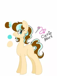 Size: 1536x2048 | Tagged: safe, artist:smileverse, derpibooru import, oc, oc:sweet style, unofficial characters only, earth pony, pony, crack shipping, cutie mark, female, offspring, parent:cheese sandwich, parent:coco pommel, parents:cheesecoco, simple background, solo