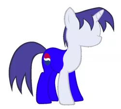 Size: 832x749 | Tagged: safe, derpibooru import, pony, unicorn, funny, pepsi, pepsiman, simple background, solo, white background