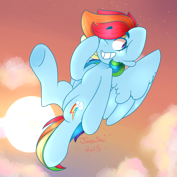 Size: 1900x1900 | Tagged: artist:jaeasai, derpibooru import, rainbow dash, safe, solo