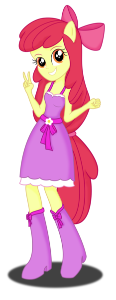 my little pony apple bloom equestria girls