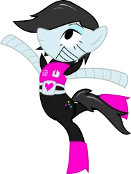 Size: 612x811 | Tagged: artist:derjuin, derpibooru import, mettaton, mettaton ex, ponified, safe, simple background, solo, transparent background, undertale