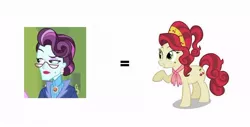 Size: 676x343 | Tagged: safe, derpibooru import, cherry jubilee, principal abacus cinch, equestria girls, friendship games, theory, wat