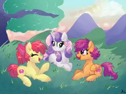 Size: 1024x768 | Tagged: apple bloom, artist:dreamscapevalley, crusaders of the lost mark, cutie mark, cutie mark crusaders, derpibooru import, older, older apple bloom, older cmc, older scootaloo, older sweetie belle, safe, scootaloo, sweetie belle, teenager, the cmc's cutie marks