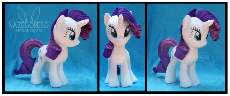 Size: 4187x1753 | Tagged: artist:nazegoreng, custom, derpibooru import, for sale, irl, photo, plushie, rarity, safe