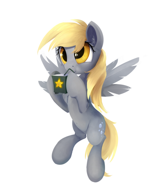 Size: 1000x1129 | Tagged: safe, artist:scootiebloom, derpibooru import, derpy hooves, pegasus, pony, belly button, female, juice box, mare, solo