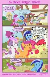 Size: 792x1224 | Tagged: safe, artist:henbe, derpibooru import, apple bloom, berry punch, berryshine, derpy hooves, dinky hooves, minuette, scootaloo, sweetie belle, pegasus, pony, crusaders of the lost mark, adorabloom, comic, cute, cutealoo, cutie mark, cutie mark crusaders, derpabetes, diasweetes, dinkabetes, drunk, drunk bubbles, female, filly, floppy ears, hat, mailmare hat, mare, minubetes, singing, song reference, the cmc's cutie marks, we'll make our mark