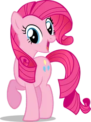 Size: 772x1034 | Tagged: artist:drewdini, derpibooru import, mane swap, pinkie pie, safe, simple background, solo, transparent background, vector