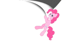 Size: 900x563 | Tagged: derpibooru import, pinkie pie, ripped, safe, simple background, solo, transparent background, vector