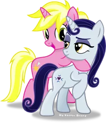 Size: 4062x4692 | Tagged: safe, artist:vector-brony, derpibooru import, moonlight raven, sunshine smiles, pony, unicorn, canterlot boutique, absurd resolution, cute, duo, female, hug, inkscape, mare, open mouth, signature, simple background, sisters, transparent background, vector