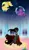 Size: 685x1165 | Tagged: safe, artist:pixel-spark, derpibooru import, king sombra, princess celestia, alicorn, pegasus, pony, unicorn, fanfic:from darkness to light, cape, clothes, collar, colored horn, crystal castle, crystal empire, crystal palace, curved horn, duo, duo male and female, fanfic art, female, horn, image, jpeg, magic, magic circle, male, night, night sky, robe, sky, sombra eyes, sombra horn, stallion