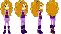 Size: 1920x1080 | Tagged: safe, artist:yoshigreenwater, derpibooru import, adagio dazzle, equestria girls, rainbow rocks, amulet, clothes, fingerless gloves, flash puppet, gloves, looking at you, necklace, side view, solo