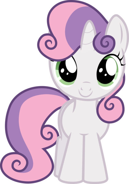 Size: 7013x9996 | Tagged: absurd resolution, artist:geometrymathalgebra, cute, derpibooru import, diasweetes, flight to the finish, looking at you, safe, simple background, smiling, solo, sweetie belle, transparent background, vector