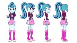 Size: 1920x1080 | Tagged: safe, artist:yoshigreenwater, derpibooru import, sonata dusk, equestria girls, rainbow rocks, amulet, clothes, flash puppet, looking at you, necklace, side view, solo