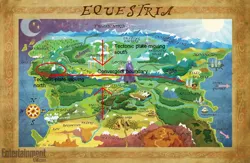 Size: 1500x976 | Tagged: canterlot, derpibooru import, geography, geology, headcanon, hypothesis, map of equestria, safe, science, theory