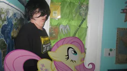 Size: 4000x2248 | Tagged: artist:metalgriffen69, brony, derpibooru import, double chin, fluttershy, human, irl, irl human, photo, ponies in real life, safe