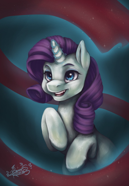 Size: 1000x1440 | Tagged: safe, artist:breakingreflections, derpibooru import, rarity, cute, magic, solo