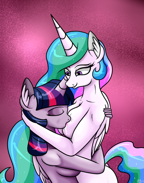 Size: 1500x1900 | Tagged: anthro, artist:novaspark, breastfeeding, breast milk, breasts, busty princess celestia, derpibooru import, ear fluff, female, lactation, lesbian, nudity, princess celestia, questionable, shipping, sucklestia, suckling, twilestia, twilight sparkle, twilight sparkle (alicorn)