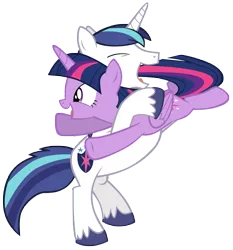 Size: 7000x7500 | Tagged: safe, artist:tardifice, derpibooru import, shining armor, twilight sparkle, twilight sparkle (alicorn), alicorn, pony, the one where pinkie pie knows, absurd resolution, bipedal, brother and sister, cute, female, male, mare, shining adorable, simple background, sister spinning, transparent background, twiabetes, vector