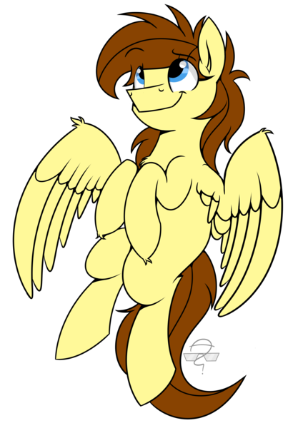 Size: 2893x4092 | Tagged: safe, artist:aidraws, derpibooru import, oc, oc:vento, unofficial characters only, pegasus, pony, cute, fluffy, flying, simple background, smiling, solo, spread wings, transparent background