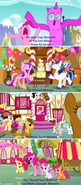 Size: 1280x2910 | Tagged: safe, derpibooru import, screencap, apple bloom, apple crumble, chance-a-lot, creme brulee, daisy, derpy hooves, dinky hooves, flower wishes, goldengrape, lightning bolt, lily, lily valley, pinkie pie, princess cadance, scootaloo, shining armor, sir colton vines iii, sweetie belle, white lightning, pegasus, pony, crusaders of the lost mark, the one where pinkie pie knows, airdancer, apple family member, cutie mark, cutie mark crusaders, equestria's best daughter, equestria's best mother, female, filly, mare, the cmc's cutie marks, wacky waving inflatable tube pony