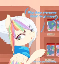 Size: 640x700 | Tagged: artist:loyaldis, candy, derpibooru import, femboy, jars, male, oc, oc:rainbow layers, question, safe, trap, unofficial characters only