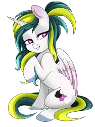 Size: 1024x1365 | Tagged: safe, artist:dragonfoxgirl, derpibooru import, oc, oc:aphrodite, unofficial characters only, alicorn, pony, alicorn oc, simple background, solo, transparent background