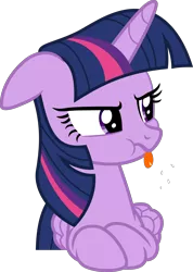 Size: 4279x6000 | Tagged: safe, artist:aethon056, derpibooru import, twilight sparkle, twilight sparkle (alicorn), alicorn, pony, made in manehattan, .svg available, absurd resolution, cute, female, grumpy twilight, immature, mare, raspberry, simple background, solo, transparent background, vector