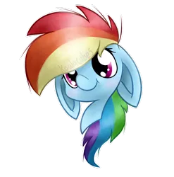 Size: 1024x1038 | Tagged: safe, artist:amberlea-draws, derpibooru import, rainbow dash, blushing, cute, floppy ears, simple background, solo, transparent background, watermark