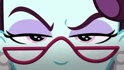 Size: 1280x720 | Tagged: safe, derpibooru import, screencap, principal abacus cinch, equestria girls, friendship games, eye, eyes, solo